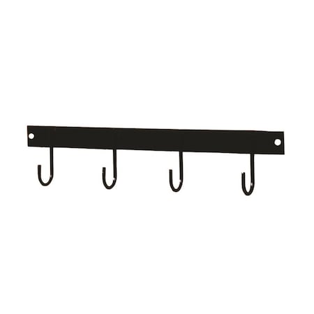 Jacks Imports Bolt On Tack Rack BLACK 10504-BK